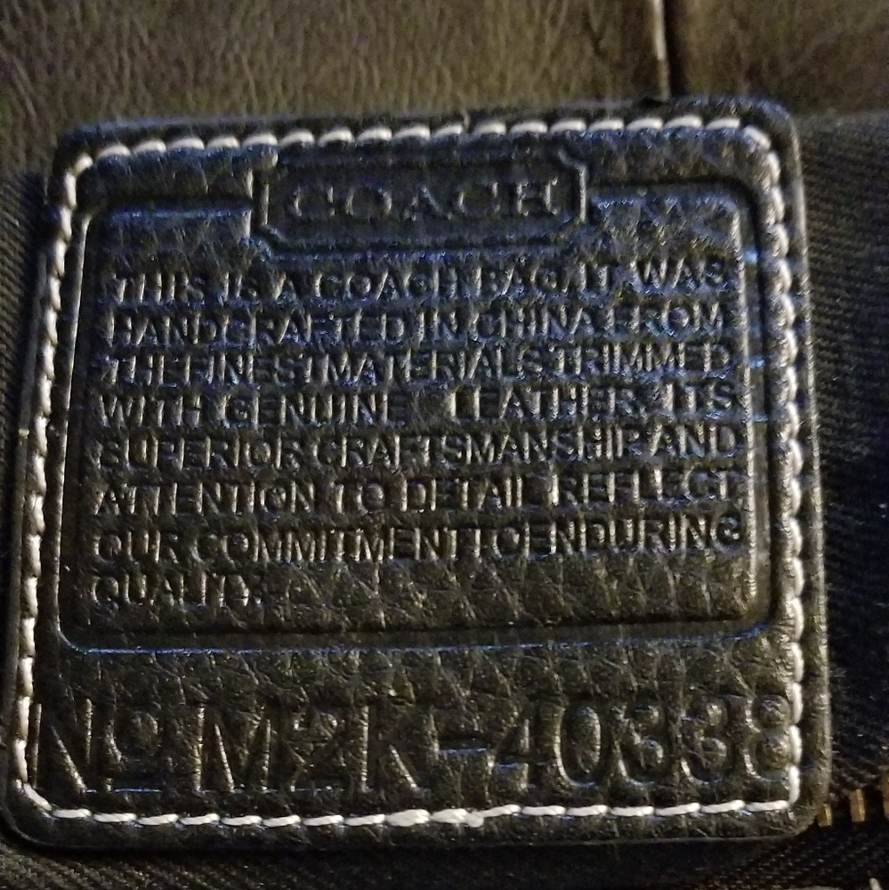 Coach Black Hand Bag